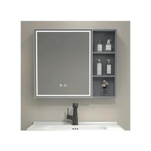 Imagine BRILAGI - Dulap de baie cu oglindă și iluminare LED NOTO SINGLE 60x65 cm