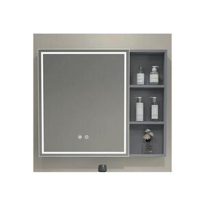Imagine BRILAGI - Dulap de baie cu oglindă și iluminare LED AVOLA SINGLE 75x70 cm