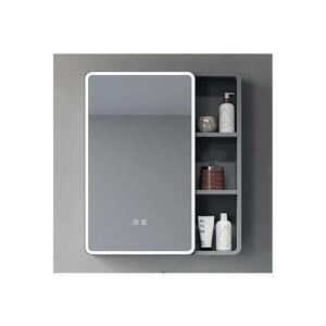 Imagine BRILAGI - Dulap pentru baie cu oglindă și iluminare LED AVOLA SINGLE 55x70 cm