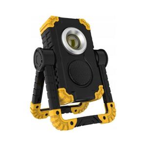 Imagine Reflector LED reîncărcabil cu difuzor LED/10W/5V 4400 mAh IP44 negru/galben