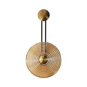 Imagine MAXLIGHT W0473 - Aplica de perete LED SING LED/8W/230V auriu/bej fumuriu