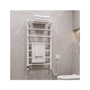 Imagine Vertaduro - Radiator electric de baie cu termostat DOR 155W/230V 80x48 cm IP44 alb, montaj pe partea dreaptă