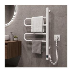 Imagine Vertaduro - Uscător electric rotativ de prosoape cu termostat ELA 60W/230V 65x49 cm IP44 alb