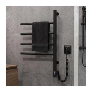 Imagine Vertaduro - Uscător electric rotativ pentru prosoape cu termostat ARA 60W/230V 65x49 cm IP44 negru