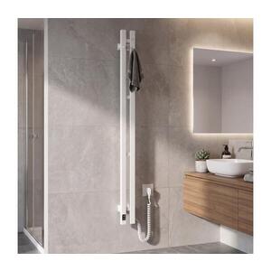 Imagine Vertaduro - uscător electric de prosoape cu termostat VEO 70W/230V 120x9 cm IP44 alb, pe partea dreaptă