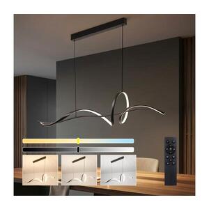 Imagine BRILAGI - Lustră LED cu funcție de dimare, suspendată pe cablu SIGNATURE LED/55W/230V 120x23 cm neagră + telecomandă