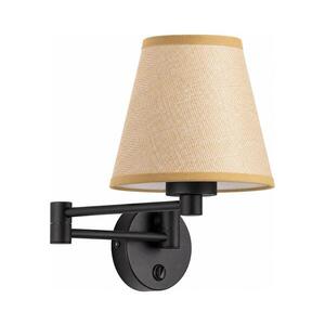 Imagine BRILAGI - Lampă de perete NUBILA 1xE27/15W/230V bej/negru