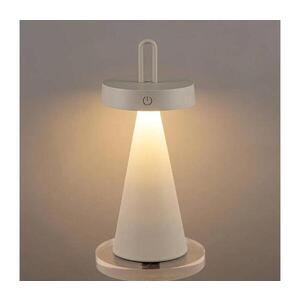 Imagine Lampă de masă LED tactilă, reglabilă, reîncărcabilă pentru exterior HALO LED/1, 5W/3, 7V 3000 mAh IP44 gri