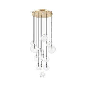 Imagine Zuma Line P0606-13B-2GAC - Lustra suspendată pe cablu MILAN 13xG9/2W/230V finisaj auriu