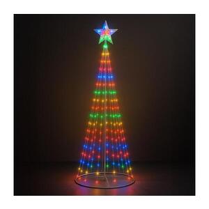 Imagine Decorațiune de Crăciun LED RGBW pentru exterior, reglabilă, LED/4W/230V, 180 cm, IP44 + telecomandă