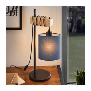 Imagine BRILAGI - Lampă de masă NUBILA 1xE27/40W/230V maro/negru/albastru închis