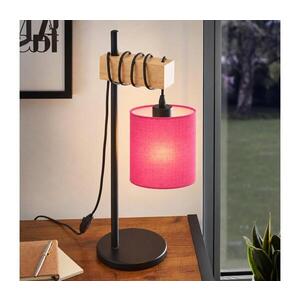 Imagine BRILAGI - Lampă de masă NUBILA 1xE27/40W/230V maro/negru/roz