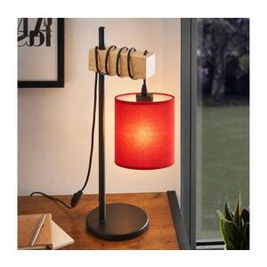 Imagine BRILAGI - Lampă de masă NUBILA 1xE27/40W/230V maro/neagră/roșie