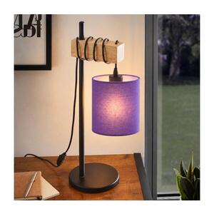Imagine BRILAGI - Lampă de masă NUBILA 1xE27/40W/230V maro/neagră/violetă