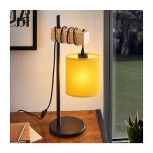 Imagine BRILAGI - Lampă de masă NUBILA 1xE27/40W/230V maro/negru/galben