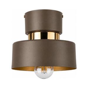 Imagine Lampă de tavan IGNIA 1xE27/60W/230V maro/auriu
