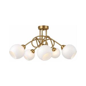 Imagine Lustră aplicată BAROC 5xE14/40W/230V aurie