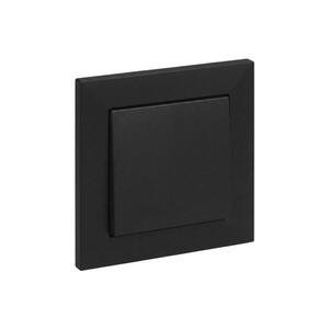 Imagine Legrand - Buton simplu nr. 1/0 cu ramă SUNO negru