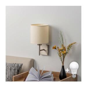 Imagine BRILAGI - Aplică LED de perete NUBILA 1xE27/60W/230V crom mat/crem