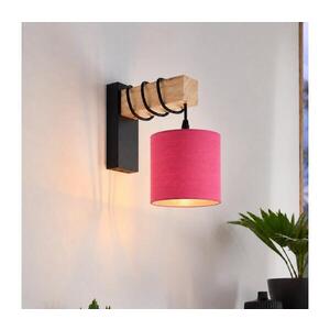 Imagine BRILAGI - Aplica de perete NUBILA 1xE27/60W/230V maro/negru/roz