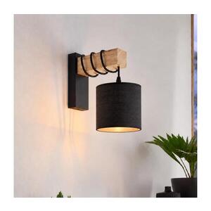 Imagine BRILAGI - Aplica de perete NUBILA 1xE27/60W/230V maro/negru