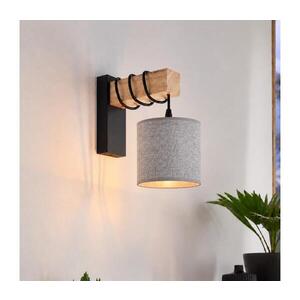 Imagine BRILAGI - Aplica de perete NUBILA 1xE27/60W/230V maro/negru/gri