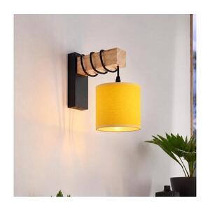 Imagine BRILAGI - Aplică de perete NUBILA 1xE27/60W/230V maro/negru/galben