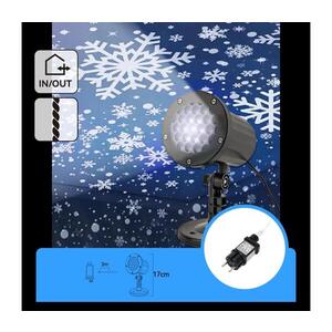 Imagine - proiector LED exterior de Crăciun cu fulgi LED/5W/230V IP44 alb rece