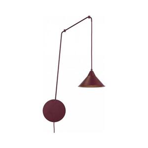 Imagine Lustră pe cablu ABRAMO 1xE27/15W/230V roșie