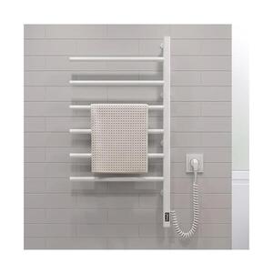 Imagine Uscător electric rotativ pentru prosoape cu termostat ARABESQUE 105W 80x49 cm alb