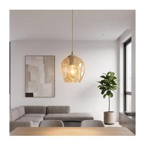 Imagine Lustră pe cablu ISTAR 1xE27/15W/230V Ø 14 cm bej/bej fumuriu