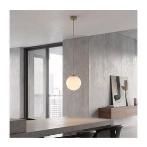 Imagine Lustru suspendat pe cablu COSMO 1xE14/10W/230V Ø 14 cm bej/alb