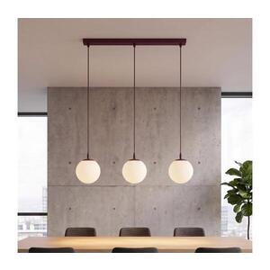 Imagine Lampă suspendată pe cablu COSMO 3xE14/10W/230V roșu/alb