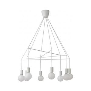 Imagine Redo 01-1564 - Lustra suspendată pe cablu MIKADO 8xE27/42W/230V Ø 82 cm alb