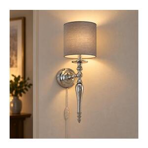 Imagine BRILAGI - Lampa de perete NUBILA 1xE27/60W/230V crom lucios/antracit