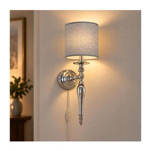 Imagine BRILAGI - Lampă de perete NUBILA 1xE27/60W/230V crom lucios/gri