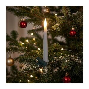Imagine Set de 10 lumânări LED reglabile pentru decorațiuni de Crăciun, LED/1xAAA, 15 cm, alb cald, cu telecomandă