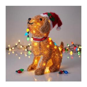Imagine Decorațiune LED de exterior pentru Crăciun, 70xLED/230V, 55 cm, IP44, câine