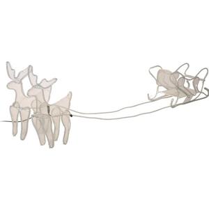 Imagine LED Decorațiune de Crăciun pentru exterior 756xLED/230V IP44 alb cald reni și sănii