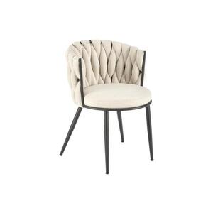 Imagine Scaun de dining TILOQ 1 buc. crem
