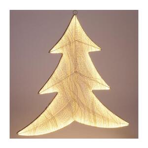 Imagine Decorațiune LED de Crăciun 260xLED/6W/230V 56 cm alb cald brăduț/auriu
