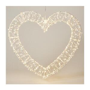 Imagine Decorațiune LED de exterior pentru Crăciun 720xLED/6W/230V 46 cm IP44 alb cald inimă/alb