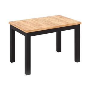 Imagine Masă extensibilă de dining DOO 120/160x75 cm stejar craft/negru
