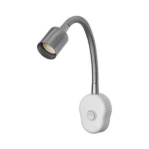 Imagine Osram - Aplică de perete flexibilă PLUG TUBE FLEX 1xGU10/5W/230V crom mat/albă