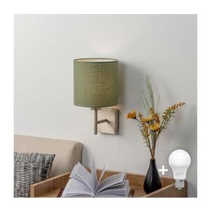 Imagine BRILAGI - Aplica de perete LED NUBILA 1xE27/60W/230V crom mat/verde