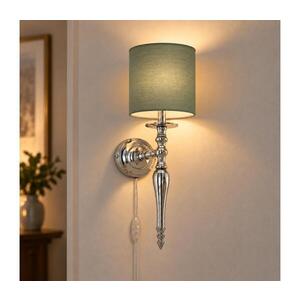 Imagine BRILAGI - Lampă de perete NUBILA 1xE27/60W/230V crom lucios/verde