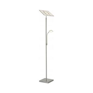 Imagine Briloner 1328-022 - lampă de podea LED dimerizabilă LED/21W/230V + LED/3, 5W crom mat