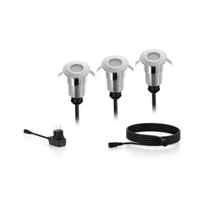 Imagine SET 3x corp de iluminat LED încastrat de exterior Philips SPORE LED/1W/24/230V IP67