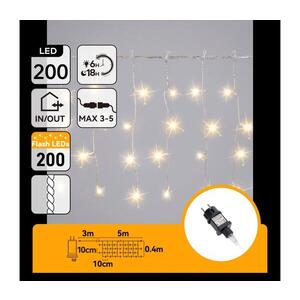 Imagine - Ghirlandă LED de Crăciun pentru exterior 200xLED 8x0, 4m IP44 alb cald