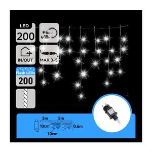 Imagine - LED ghirlandă de Crăciun pentru exterior 200xLED 8x0, 6m IP44 alb rece